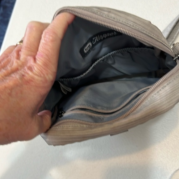 Lug Silver/Grey Flapper Crossbody/Belt Bag - Picture 7 of 12